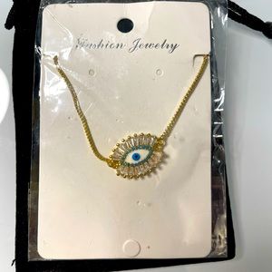 Gold Evil Eye bracelet